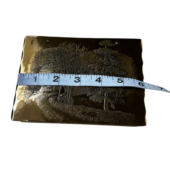 Wendell August Forge Solid Brass Handmade 6" x 4" Keepsake Box New Condition - Picture 7 of 9